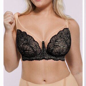 SHAPELLX Bare Essentials™ AirSlim® Supportive Unlined Lace Underwired Bra